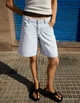 Жіночі шорти бермуди Bershka Baggy denim Bermuda shorts Light Blue 36 (0941/220/428) - изображение 3