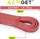 Набір гумових петля-еспандерів для фітнесу та спорту Actiget Power Band 3 шт 2-25 кг (ACT0047) - зображення 7