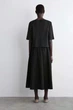 Сукня жіноча COS layered boat-neck midi dress 1293955001 S Чорний - изображение 4