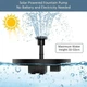 Плавающий солнечный фонтан с комплектом насадок (Solar Fountain Pump,) - изображение 1