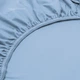 Простыня на резинке Home Line Полуторная 140 x 200 x 20 см Кулир Серо-голубая (202479 HL) - изображение 2
