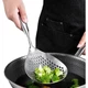 Набор Onlycook: сито из нержавеющей стали 304, большая шумовка для пельменей, фильтр для фритюра, кухонная ложка с прорезями, утолщенный большой половник с длинной ручкой. - изображение 3