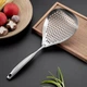 Набор Onlycook: сито из нержавеющей стали 304, большая шумовка для пельменей, фильтр для фритюра, кухонная ложка с прорезями, утолщенный большой половник с длинной ручкой. - изображение 5
