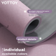 Коврик для йоги Yottoy, утолщенный, расширенный, нескользящий, для фитнеса, танцев и аэробики, звукоизолирующий, амортизирующий - изображение 8