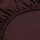 Простыня на резинке Home Line Полуторная 140 x 200 x 20 см Кулир Шоколадная (202494 HL) - изображение 2