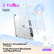Чохол Shanmo для iPad Mini 6 та 7 2021-2024 з відділенням для стилуса, акриловий прозорий із захистом від згинання, сірий - зображення 6