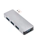 Док-станція розширення Youlianxing Full USB 3.0 з 4 портами на лівому боці, розгалужувач-хаб прямого підключення для ноутбуків та настільних комп'ютерів Apple, Huawei, сумісний з USB-накопичувачами та мишею - зображення 5