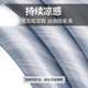 Охлаждающий коврик Huanggulin Striped A-Class Ice Silk, двуспальный/односпальный, роскошный серый, размер 180*200 см [можно стирать в машине] - изображение 3