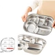 Ланч-бокс Maxcook MCFT9323 зі сталі 316L з 5 відділеннями та кришкою - зображення 3