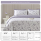 Комплект постельного белья Boyang Home Textiles из синьцзянского хлопка 60 нитей, четыре предмета, Laifeng фиолетовый, 180 см - изображение 4