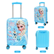 Детский чемодан Mesuca X Disney Frozen, 18 дюймов, с замком, дорожный чемодан для девочек, односторонний мультяшный дизайн. - изображение 5