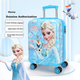 Детский чемодан Mesuca X Disney Frozen, 18 дюймов, с замком, дорожный чемодан для девочек, односторонний мультяшный дизайн. - изображение 11