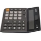 Калькулятор Casio DH-14 среднего размера, бесшумный, с 14-разрядным дисплеем, двойным питанием и сверхшироким экраном, черный. - изображение 5