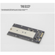 Адаптер для жесткого диска LinkStone MSATA на SATA 3.0, корпус для 2,5-дюймового SSD-накопителя с интерфейсом SATA, внутренний корпус для ноутбука, полностью алюминиевый, S101-1M - изображение 6