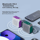 Портативная колонка Newmine PBS001 5W White-Purple - изображение 2