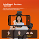 Aochuan Smart XE AI стабилизатор для смартфона с функцией отслеживания лица, селфи-палка, многофункциональный ручной стабилизатор для стабилизации изображения, подходит для прямых трансляций, съемки с сопровождением и путешествий. - изображение 7