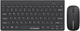 Zestaw bezprzewodowy Wozinsky Wireless Keyboard + Compact Mouse Set Black (5907769384189) - obraz 4