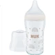 Дитяча пляшечка NUK Imported PerfectMatch Glass Anti-Choke Anti-Colic 120 мл з соскою 0+ місяців - зображення 2