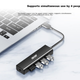 USB-хаб Acer 3.0, док-станція розширення, високошвидкісний 4-портовий адаптер-хаб, сумісний із настільними комп'ютерами та ноутбуками, багатопортовий конвертер, подовжувач, 1 метр - зображення 5