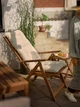 Стілець з регульованою спинкою, огр, світло-коричнева морилка IKEA NÄMMARÖ 096.077.11 - зображення 2