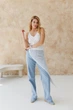 Женская вязаная майка ART KNIT белая, L 045627 - изображение 7