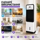Портативный кондиционер Germatic Air Max Pro BFX-8D-1668 2в1 напольный охладитель с обогревом - изображение 3