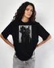 Футболка жіноча з принтом Vogue Kitty CRC 26061-8 59648 XL чорний - изображение 1