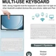 Чохол клавіатура для Samsung Galaxy Tab A11+ / A9 Plus Bluetooth Keyboard with TP Голубий - изображение 7