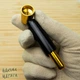 Трубка для курения брелок Батарейка алюминиевая Gold - изображение 2