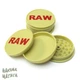 Гриндер для тютюну RAW Magnetic №1 60 мм Жовтий хакі - зображення 3