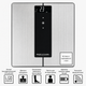 Напольные диагностические весы ProfiCare PC-PW 3008 BT до 180 кг Bluetooth металл - изображение 3