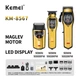 Набор для стрижки Kemei KM-8567 AND машинка триммер и электробритва с LED дисплеем 11 насадок - изображение 5