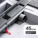 Трап для душа линейный AM.PM Primeflow Tile 600 мм, универсальный затвор, хром (W02SC-U11-060-04SB) - изображение 6