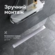 Трап для душу лінійний AM.PM Primeflow Cut Gradient 700 мм, універсальний затвор, хром (W02SC-P11-070-01SB) - зображення 7