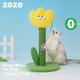 Когтеточка для кошек ZEZE Tulip напольная прочная с конструкцией для лазания - изображение 4