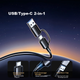 Картридер UGREEN USB/Type-C 3.2 Gen2x2 високошвидкісний, підтримує карти пам'яті CF/TF, матеріал 8K, швидкість передачі даних 20 Гбіт/с, багатофункціональний, підходить для камер, смартфонів та планшетів - зображення 10