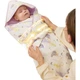 Пеленка-одеяло Babycare для новорожденных, осенне-зимняя, с регулируемой температурой, для роддома, комната для беременных - Bubu Bear Moonlight Blue - 90*90 см - изображение 2