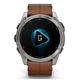 Смарт-годинник Garmin fenix 8 51mm,AMOLED,Sapphire, Bare Ti, Blk/Chsnt Lthr (010-02905-40) - зображення 2