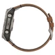 Смарт-годинник Garmin fenix 8 51mm,AMOLED,Sapphire, Bare Ti, Blk/Chsnt Lthr (010-02905-40) - зображення 5