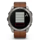 Смарт-годинник Garmin fenix 8 51mm,AMOLED,Sapphire, Bare Ti, Blk/Chsnt Lthr (010-02905-40) - зображення 7