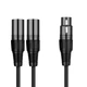 Аудиокабель Yeren YR-YP82 балансный XLR мама-папа 0.5 м - изображение 2