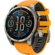 Смарт-часы Garmin fenix 8 47mm, AMOLED, Saph, Ti/Bare/Grpht, SparkOrg/GrphtBd, (010-02904-11) - изображение 1