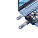 Флеш-накопичувач HP 32 ГБ USB 3.2 Gen 1 з адаптером Apple Lightning X306w, металевий, високошвидкісний USB-накопичувач для навчання, офісу, автомобільного комп'ютера - зображення 3