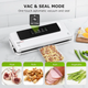 Вакуумний пакувальник Bonsenkitchen VS2000 компактний для зберігання продуктів з функцією вакуумування - изображение 3