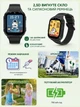 Смарт годинник дитячий розумний smart watch годинник-телефон для дітей дитини з GPS трекером 4G LTE SIM-картою Wi-Fi геозонами прослуховуванням відеодзвінком HD відеокамерою SOS IPS 2 змінних корпуси в комплекті чорний - зображення 5