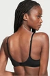 Комплект белья: бюстгальтер с уплотнённой чашкой и трусики стринг Victoria's Secret 80B/M Черный (150285) - изображение 6