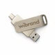 Портативный SSD Wibrand Wolf 2TB USB 3.2 Gen 2 Type-C/Type-A Серебристый 68x17x9 мм - изображение 1