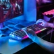 Ігровий комплект клавіатура та миша HOCO GM18 RGB 440х180х36 мм ABS Чорний - зображення 9