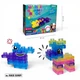 М'який силіконовий конструктор Magic Gummy Bloc 40 деталей, Дитячий гумовий конструктор для малюків - зображення 7