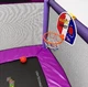 Батут-манеж квадратный с горкой и баскетбольным кольцом Just Fun (фиолетовый) – развлекательный центр для самых маленьких - изображение 5